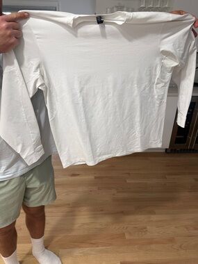 Men's Long-Sleeve  Shirt - White L - Lululemon